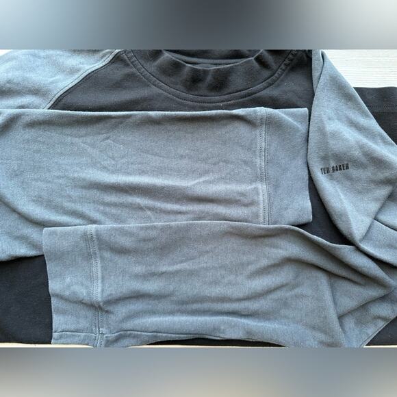 TED BAKER London Mens Long Sleeve Crewneck Sweatshirt Size 5 XL Made in Heaven - Picture 5 of 7